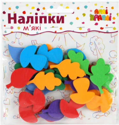 Набір для творчості м'які наліпки У лісі (30 шт)