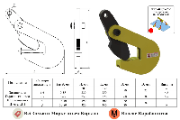 Захват Горизонтальный для Листа LC4 Q 1.0