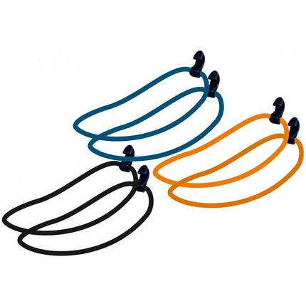 Набір стяжних гумок для багажу Tatonka Silicone Band M 6pcs Assorted, фото 1
