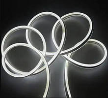 Неонова стрічка світлодіодна Neon LED Strip 0719 12V-220V 5 м біла S