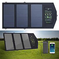 Сонячна панель Allpowers 21 W (AP-SP5V21W) Оригінальний зарядний пристрій для телефона на 2 USB-порти, фото 7