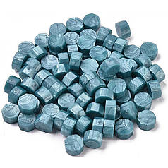 Сургуч-таблетки для створення воскової печатки, 500г, бірюзові, MHZ (N018601)