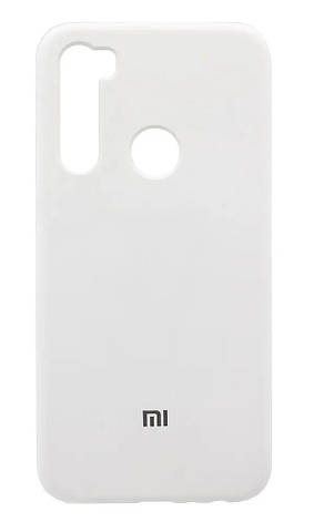 Чохол Silicone Case Premium для Xiaomi Redmi Note 8 White 9, фото 1