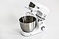 Кухонний комбайн Тестомес Royalty Line PKM-1600 White, фото 3