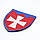 Якісний шеврон ЗСУ Рівненська тероборона щит, шеврони на липучці, білий хрест на червоному (вишивка), фото 2