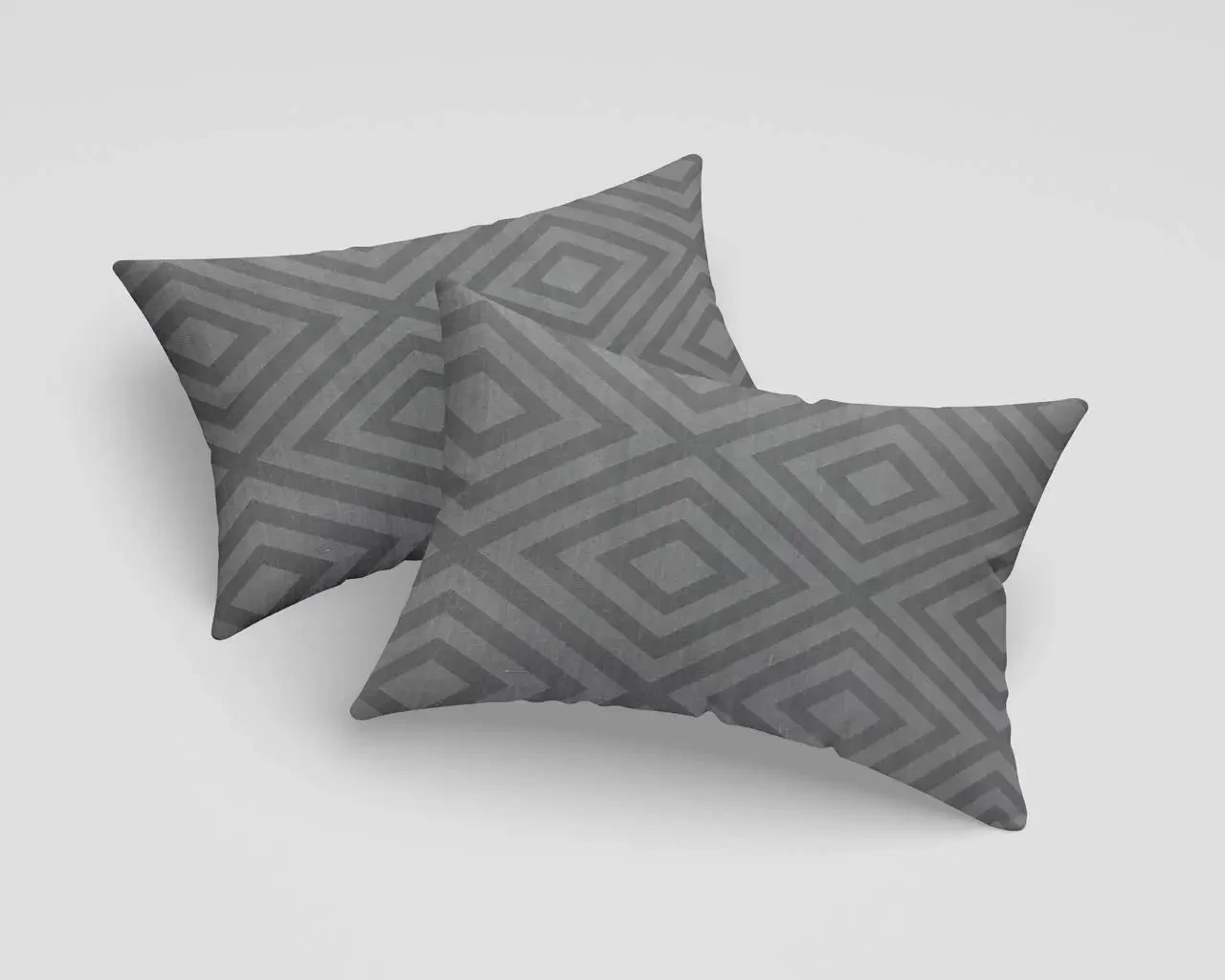 Наволочка (Бязь) "Сірі ромби" | 50х70 від 2х шт., фото 1