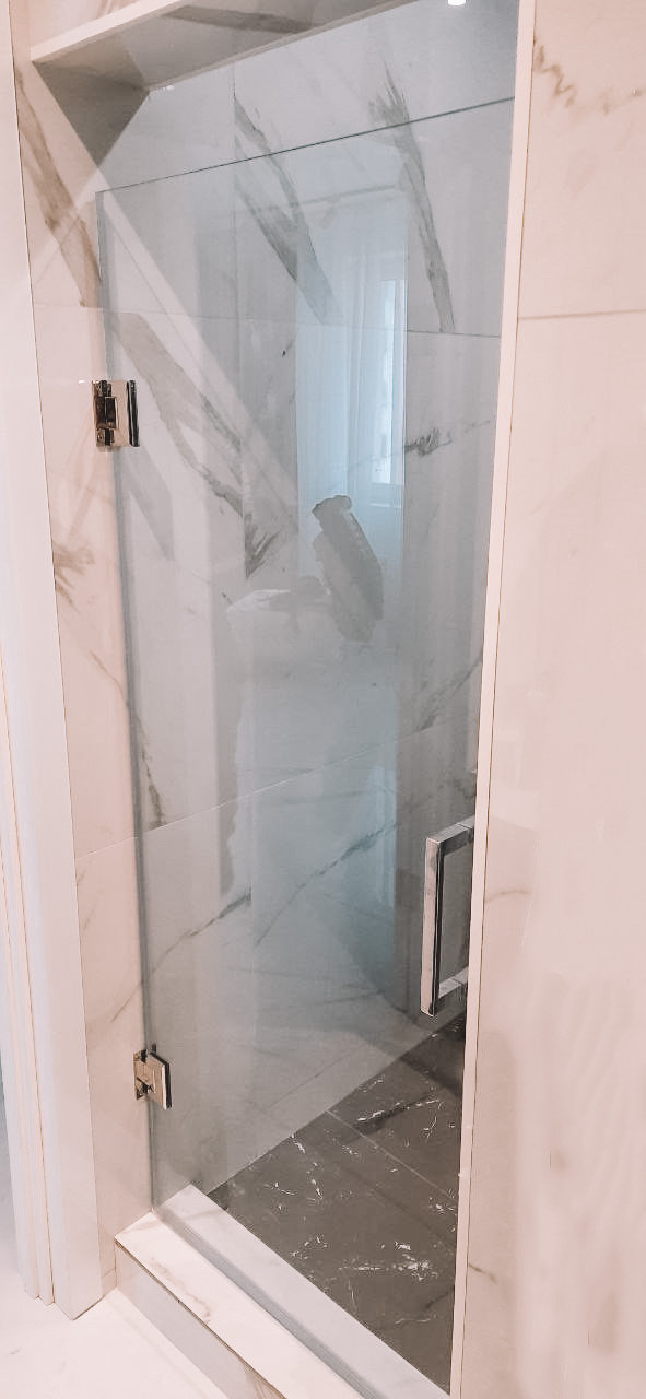 Душевая дверь стеклянная ANNETA (Аннета) прозрачная - фото 3 - id-p1613135671