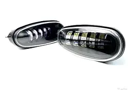 Led протитуманки ПТФ Lanos Ланос туманки Сенс Sens і 50 Вт