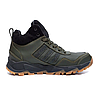 Чоловічі зимові шкіряні черевики Adidas Terrex green, фото 3