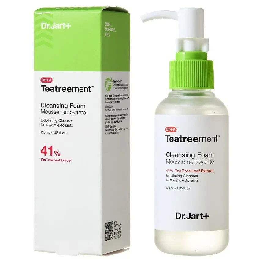 Пінка для вмивання з чайним деревом Dr.Jart+ Ctrl+A Teatreatment Cleansing Foam 120ml (М'ята коробка!)