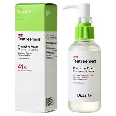 Пінка для вмивання з чайним деревом Dr.Jart+ Ctrl+A Teatreatment Cleansing Foam 120ml (М'ята коробка!)