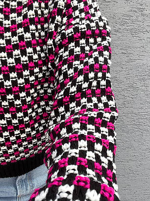 Стильний теплий жіночий светр модні кольори Ssmk1132, фото 2