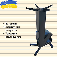 Дровяная турбопечка с жаростойким покрытием, печь туристическая