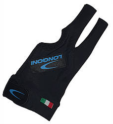 Перчатка більярдна Longoni на липучці, синя