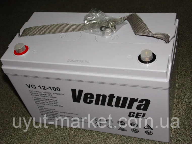 Купить Гелевый аккумулятор 12В 100А/ч Ventura VG12-100 (GEL) для ...