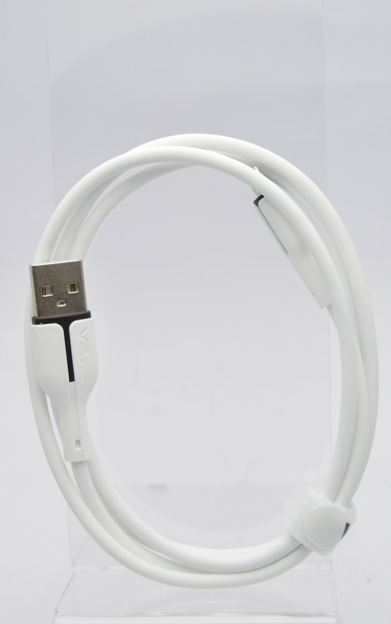 Кабель USB Veron MS06 Silicon Cable Micro usb 1M White, фото 1