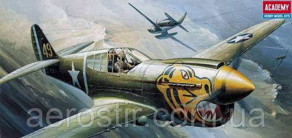 P-40E WARHAWK 1/72 Academy 12468, фото 1