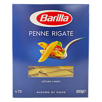 Макарони пене рігате №73 Барілла Barilla Penne rigate 500g 12шт/ящ (Код: 00-00003567)