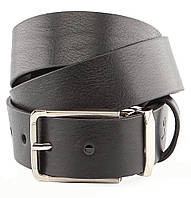 Оригинальный, классический, качественный, ремень мужской GRANDE PELLE 00249 кожаный черный для брюк, ремни