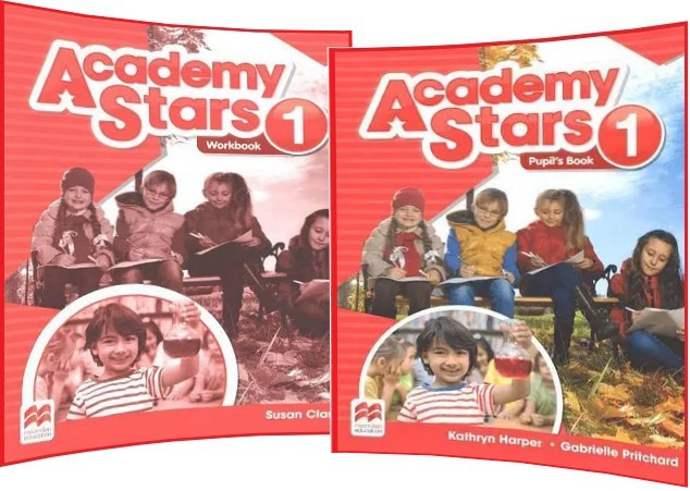 Academy Stars 1. Комплект підручник+зошит. Pupil's+Workbook. Macmillan