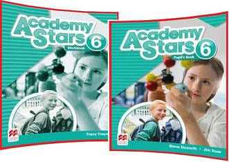 Academy Stars 6. Комплект підручник+зошит. Pupil's+Workbook. Macmillan