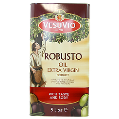 Олія соняшниково-оливкова робусто Везувіо Vesuvio Robusto 5L ж/б 4шт/ящ (Код: 00-00003144)