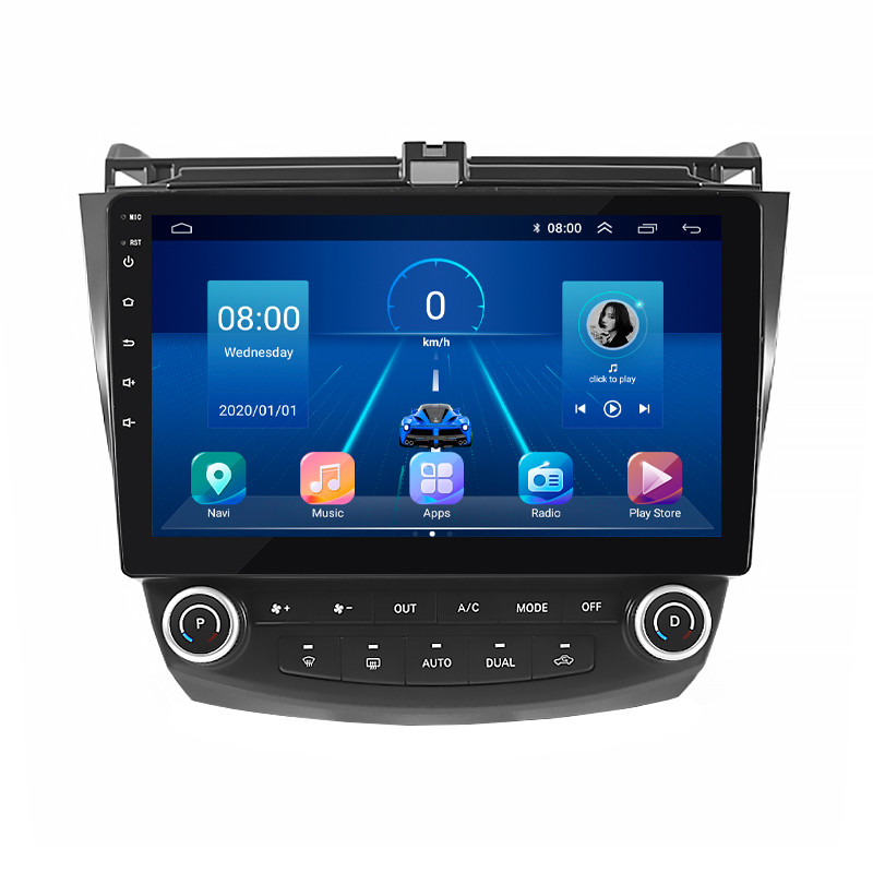 Штатна магнітола 10" Lesko для Honda Accord VII Рестайлінг 2005-2008 Top 6/128 4G WiFi GPS Хонда 8 шт., фото 1
