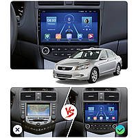 Штатна магнітола 10" Lesko для Honda Accord VII Рестайлінг 2005-2008 Top 6/128 4G WiFi GPS Хонда 8 шт., фото 3