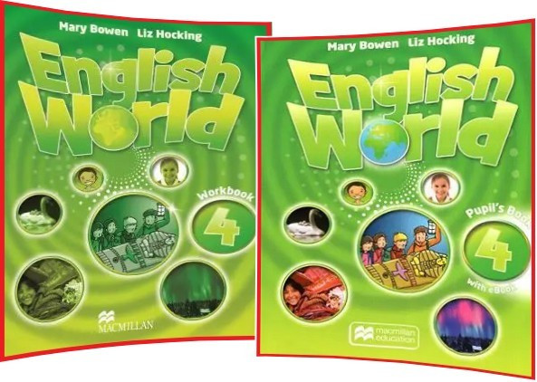 English World 4. Комплект підручник+зошит. Student's+Workbook. Macmillan