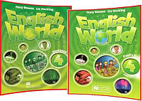 English World 4. Комплект учебник+тетрадь. Student's+Workbook. Macmillan