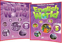 English World 5. Комплект учебник+тетрадь. Student's+Workbook. Macmillan