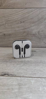 Навушники для телефона EarPods, дротова гарнітура Чорний (KG-5399)