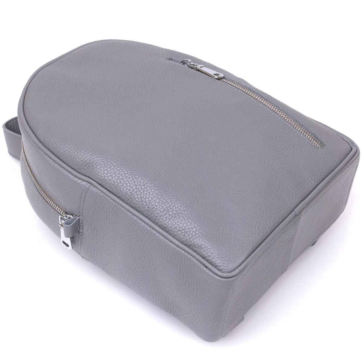 Вместительный, оригинальный, практичный женский мини рюкзак Shvigel 16323 Серый, красивые, стильные рюкзаки - фото 4 - id-p1697731016