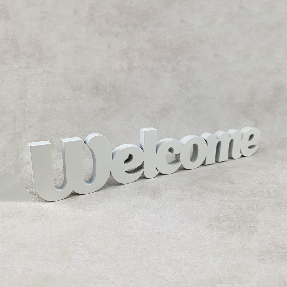 Настольна дерев'яна табличка Welcome хртн0005б Тур-Колекшн