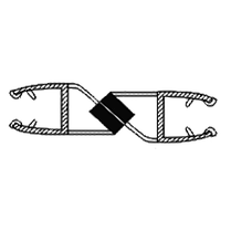 Магнітний ущільнювач для душової кабіни, прозорий (МС0825КЛ) завдовжки 2,5 м, фото 3