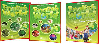 English World 4. Повний комплект. Підручник+Зошит+Граматика. Pupil's+Work+Grammar Practice Book