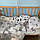 Постільний набір у дитяче ліжечко (3 предмети) Зайченята, фото 3