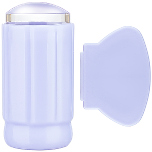 Штамп для стемпинга силіконовий бузковий зі скребком