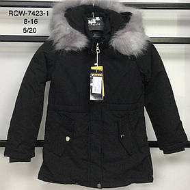 Куртка утеплена для дівчаток оптом, Nature, 8-16 років,  арт. RQG-7423-1