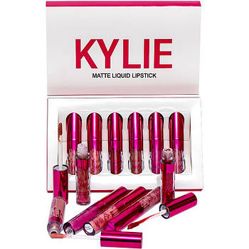 Помада KYLIE матова 6 шт К006 рожева