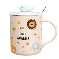 Чашка "Cute animals", 400 мл.