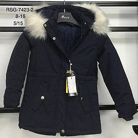 Куртка утеплена для дівчаток оптом, Nature, 8-16 років,  арт. RQG-7423-2