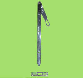 Шпінгалет металопластикових дверей цинк 270 мм з відповідною планкою