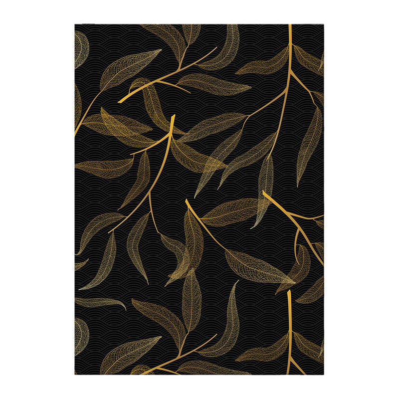 Книга-канц. А4 96арк. кліт. тв. обкл. "Waves" чорна №8422-561/Axent/(10)