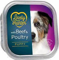 Влажный корм для щенков Lovely Hunter Puppy Beef and Poultry с говядиной и птицей 150 г