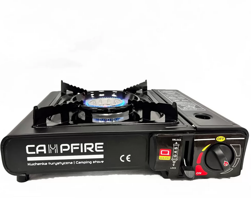 Портативна газова плита з п'єзопідпалом CAMPFIRE TAE041