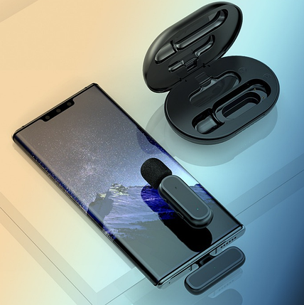 Бездротовий мікрофон Lavalier K61 для смартфонів Type-C, фото 3
