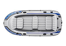Надувний човен Excursion 5 Set Intex 68325 (366х168х43 см) ручний насос 1.7л, весла 2 шт., фото 4