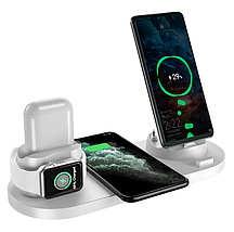 Док-станція на iPhone з підставкою для iWatch і AirPods, фото 6