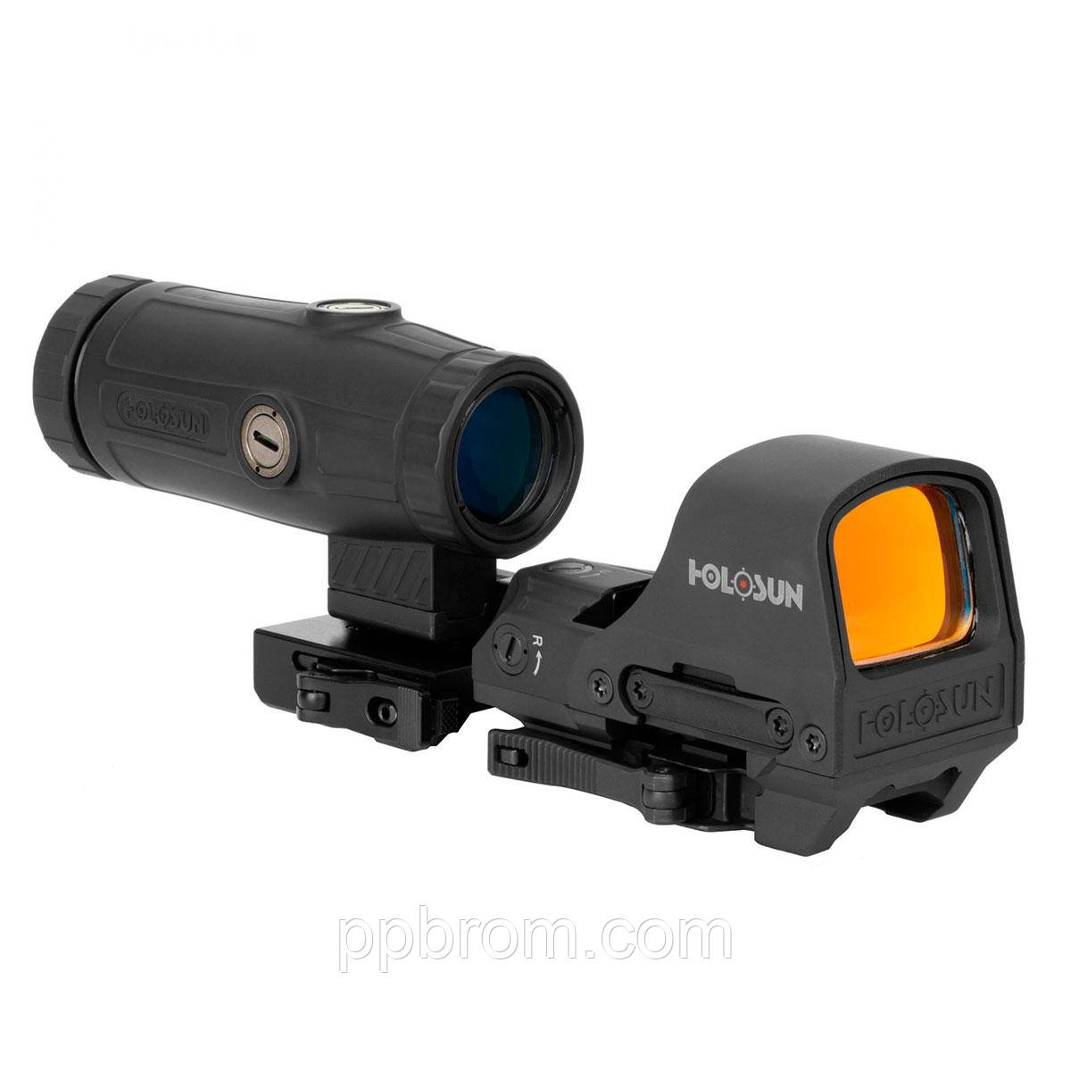 Коліматорний приціл HOLOSUN HS510C і збільшувач HM3X (Combo Set)